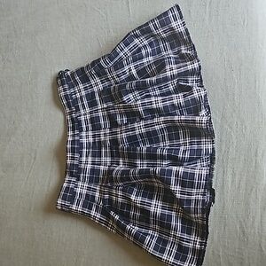 Plaid Mini Skort
